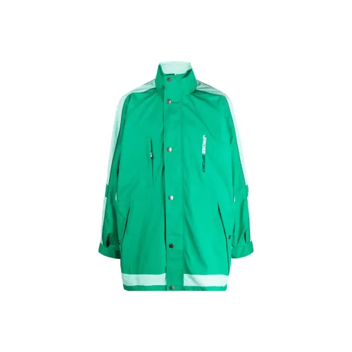 Martine rose Embroidered-logo Button-fastening Jacket