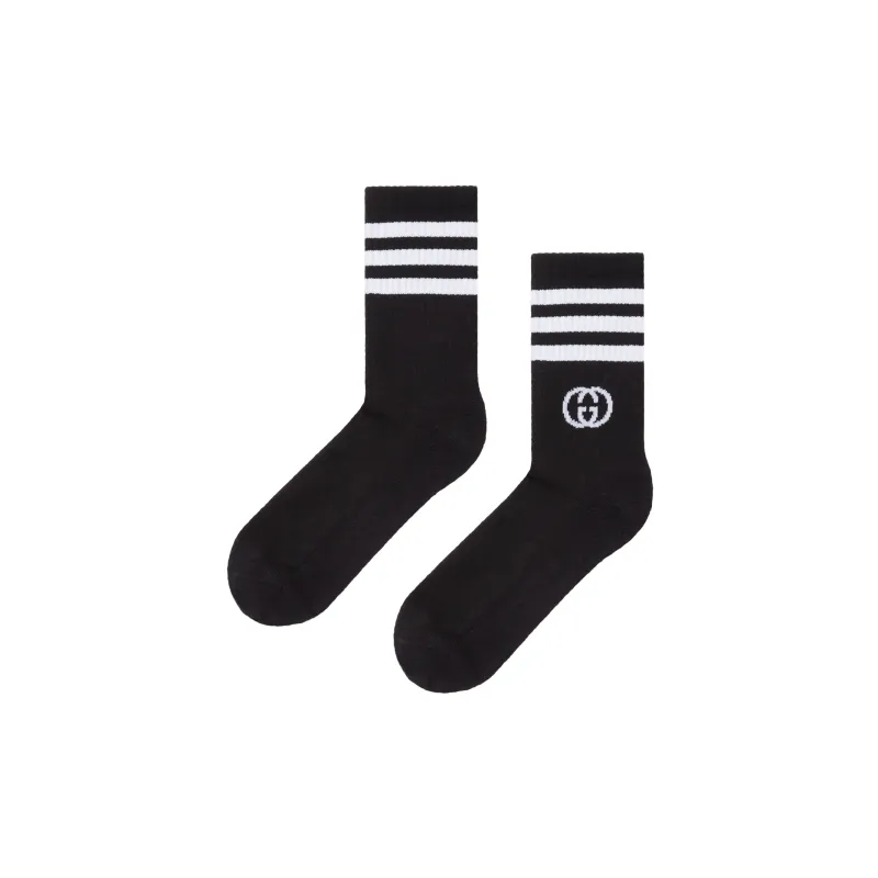 GUCCI X Adidas Ankle Socks Black/White-0