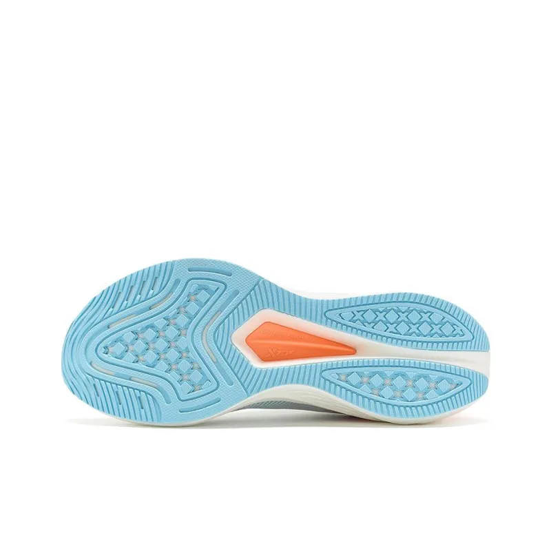 XTEP Star Speed Running Shoes Men Low Top White/Blue/Orange-5