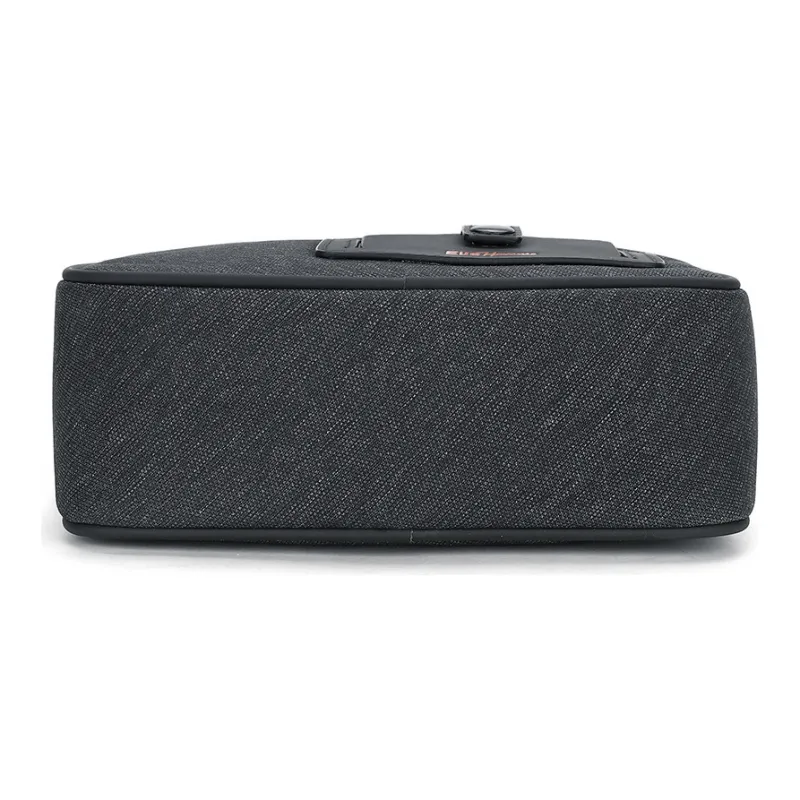 ELLE HOMME Fabric Crossbody Bag Regular Unisex Dark Gray-5