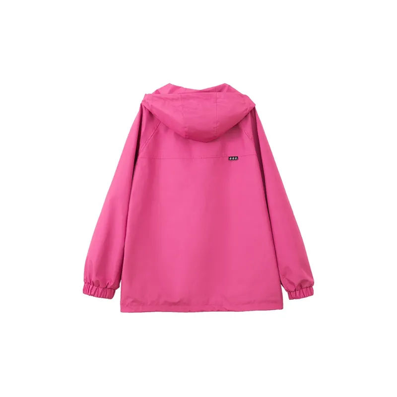 VOLCOM Windbreaker Jackets Unisex Rose Red-1