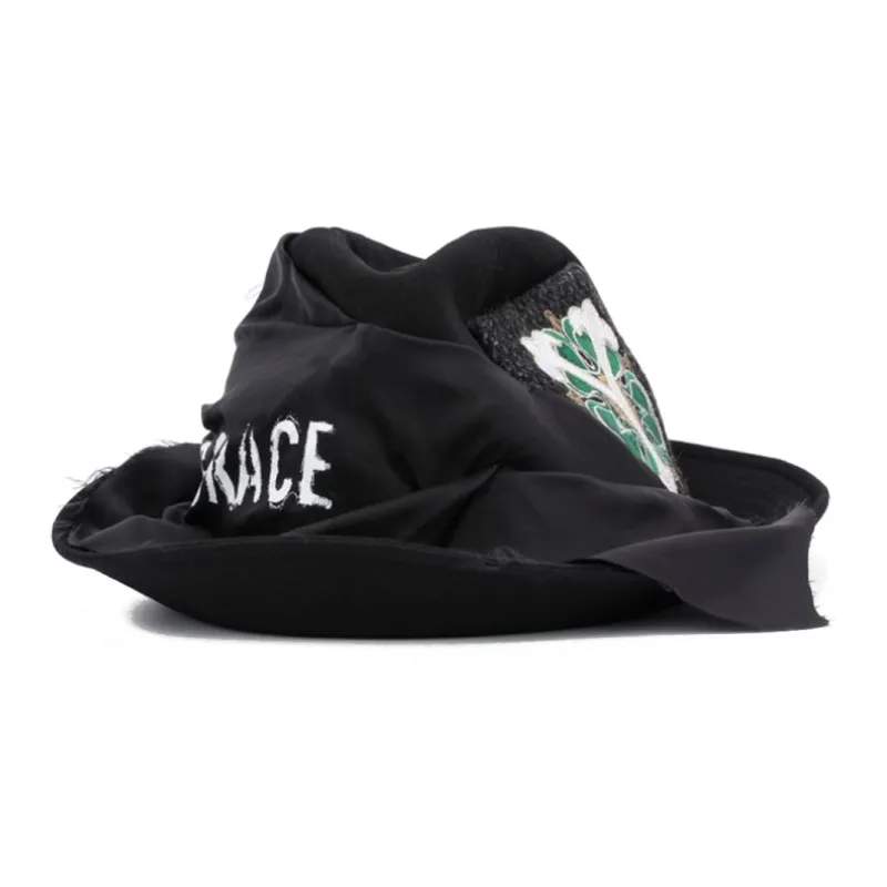 Yohji Yamamoto Hats & Caps Men's Black-1