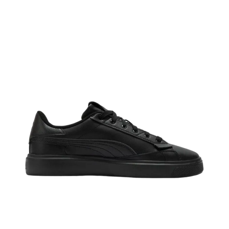 PUMA Lajla Leather 'Black' Women's-1
