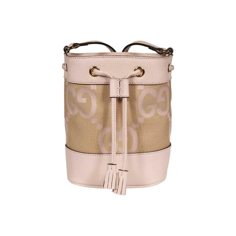 GUCCI Ophidia Canvas With Leather Bucket Bags Crossbody Bag, Shoulder Bag Women's-0