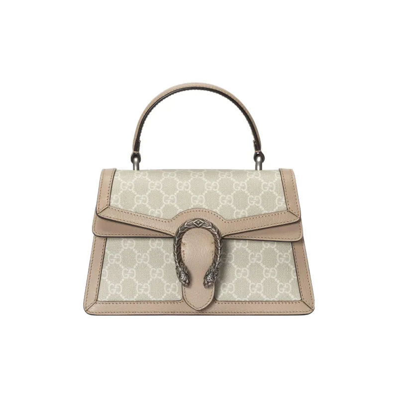 GUCCI Dionysus Canvas With Leather Shoulder Bag, Crossbody Bag, Handbag Small Size Women's Beige/Wheat-1