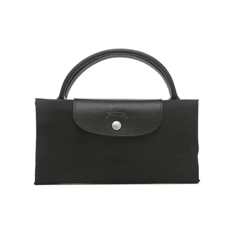 LONGCHAMP Le Pliage Green Canvas Handbag Travel Bag Extra Large Unisex Black-5