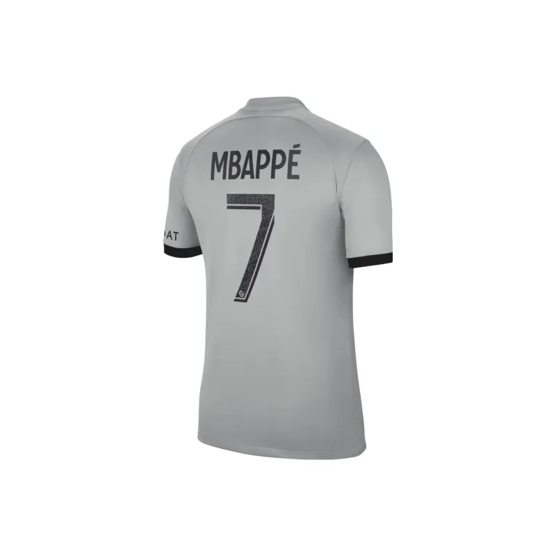 Nike Paris Saint-Germain 2022/23 Stadium Away Kylian Mbappe Big Kids' Nike Dri-FIT Soccer Jersey-1