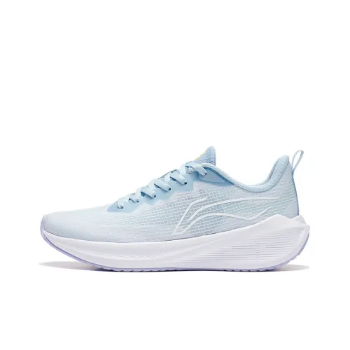 LINING WuShi Lite Running Shoes Women's Low-Top Light Belly Blue