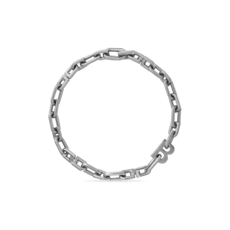 Balenciaga Necklaces Men Silver-0