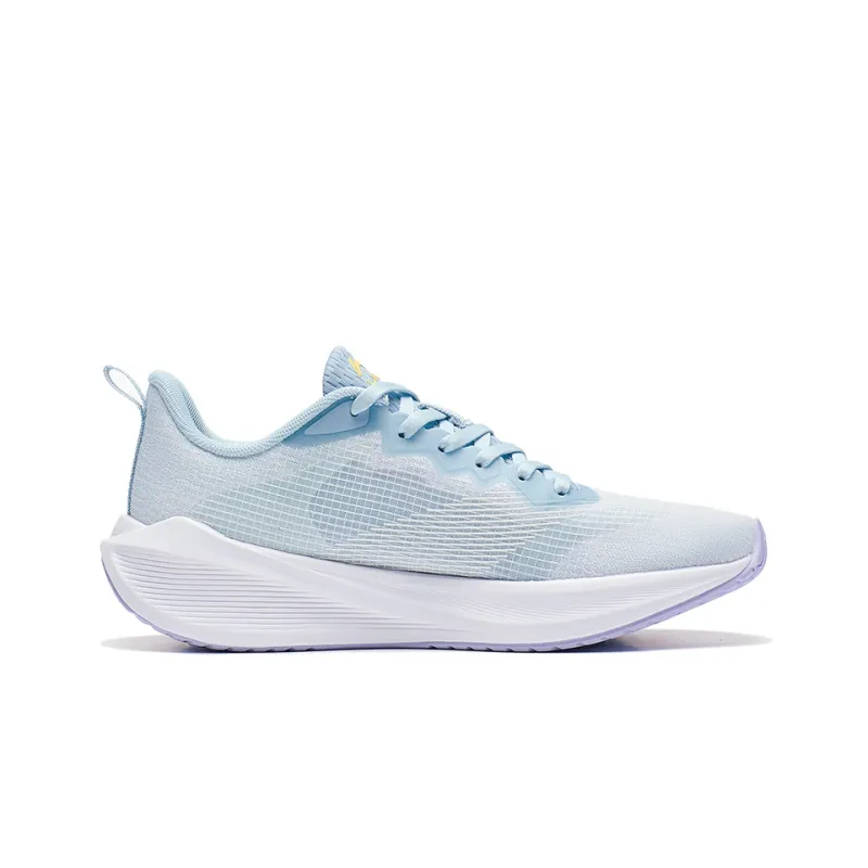 LiNing Wuyue Slip Resistant, Abrasion Resistant, Breathable Low Top Running Shoes Women's Light Umbilical Blue-1
