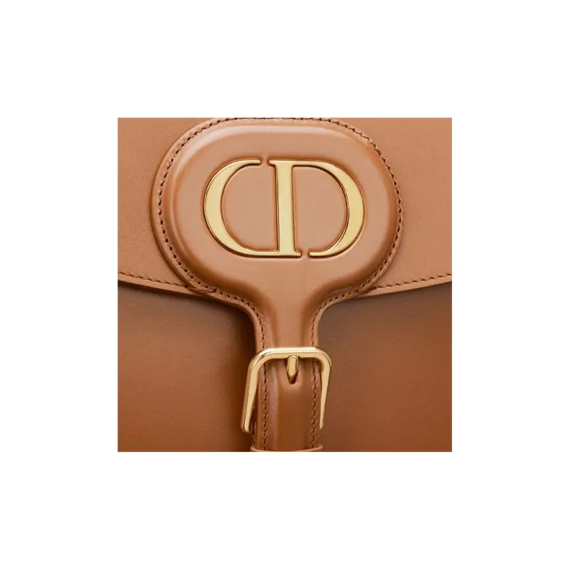 DIOR Bobby Cow Leather Shoulder Bag Crossbody Bag Women's Dark Brown-5