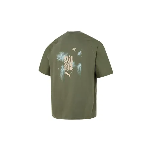 PUMA Humming 3,SS23 Chinese Culture Tribute Series T-Shirts Men Green