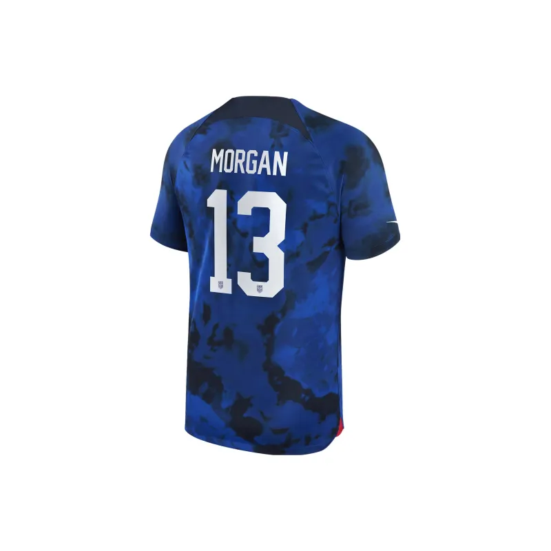 Nike Uswnt 2022/23 Stadium Away Alex Morgan Men's Nike Dri-FIT Soccer Jersey-1