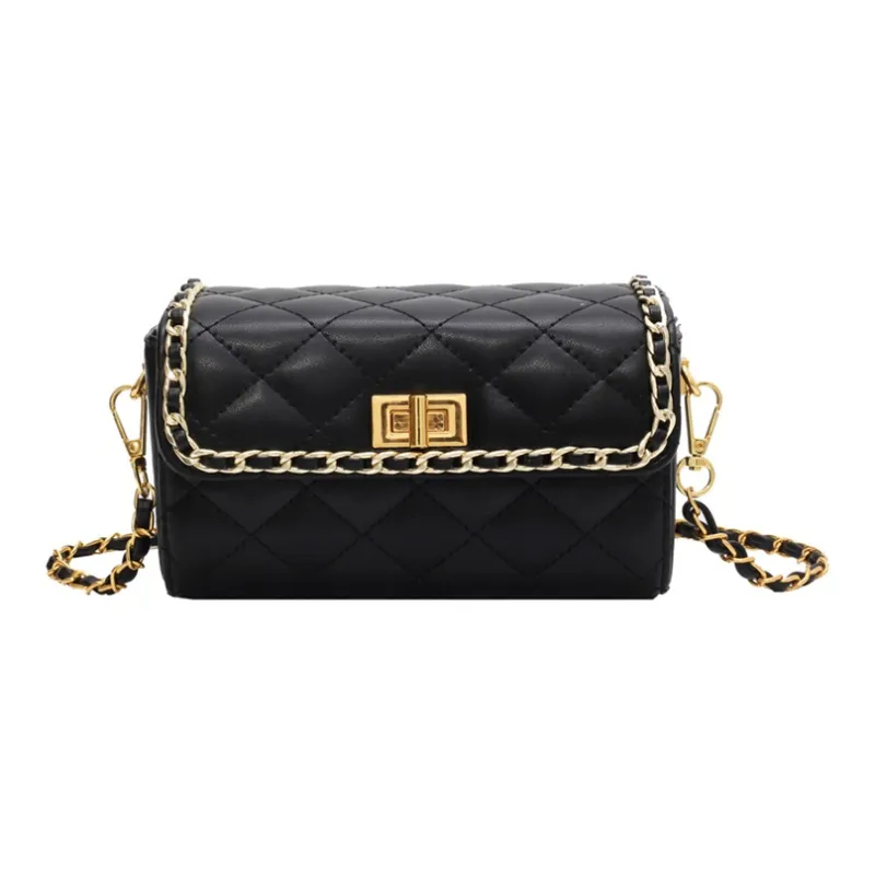 JANE KLAIN PU Small Square Bag Crossbody Bags Women's Ecru/Black/Brown-1