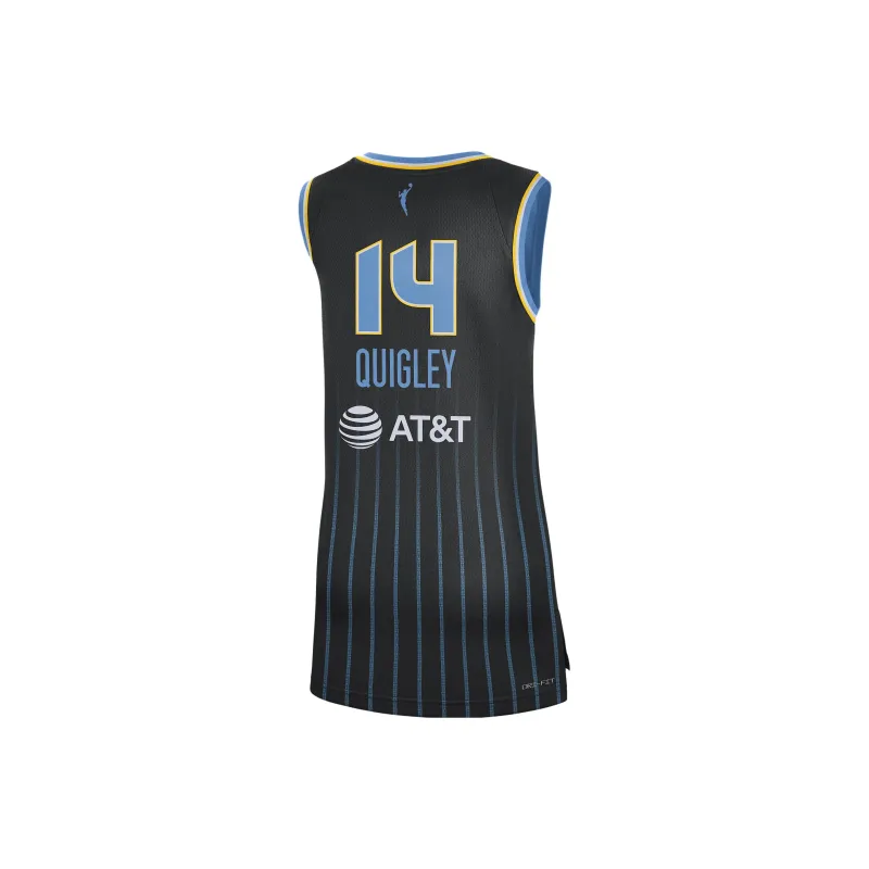 Nike T Shirts Women's Blue Black-1