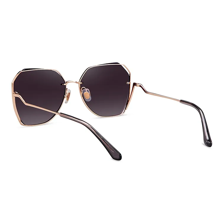 HELEN KELLER Irregular Shape Sunglasses Women's-3