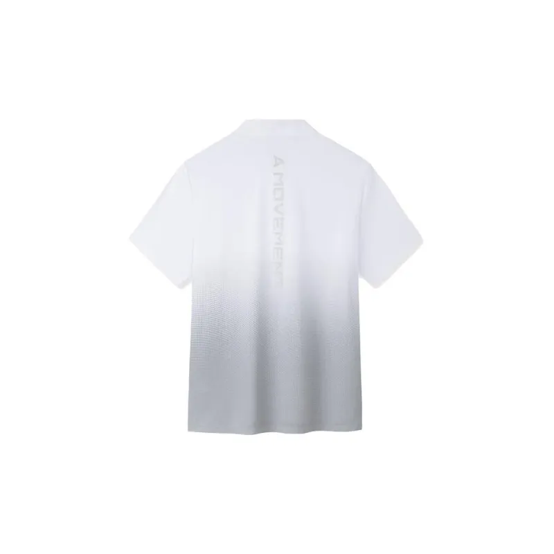 Anta Polo Shirt Men's Gravel White-1