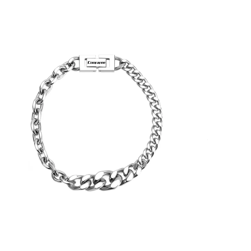 Cooraree Titanium Steel Bracelets Unisex-1
