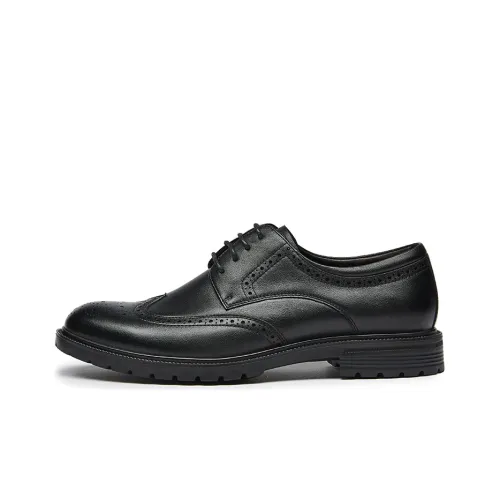 KANGNAI Men's Casual Shoes Men Low Top Black