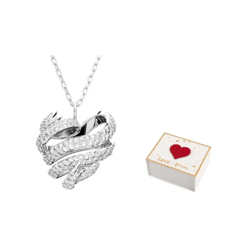 Swarovski Silver Necklaces Women's-3