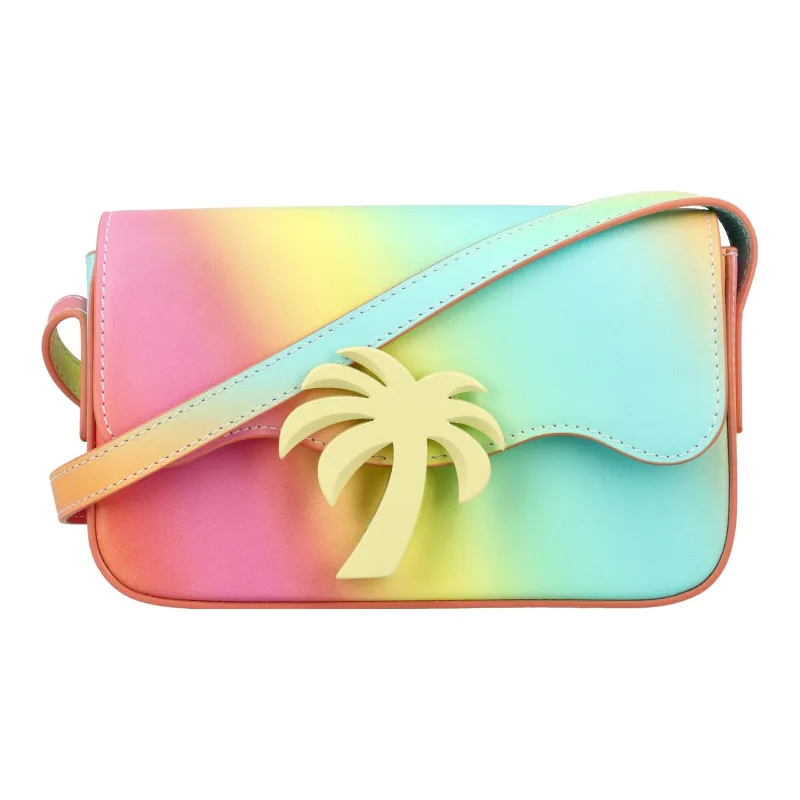 PALM ANGELS Leather Shoulder Bag Crossbody Bag Women's Multicolor-0