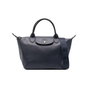 LONGCHAMP Cow Leather One Shoulder Handbags Small Size Women's Navy