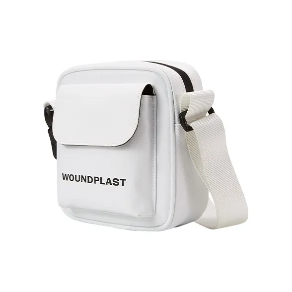 WPT PU Nylon Fabric Small Square Bag Crossbody Bags Small Size Unisex Black/Khaki/White-9