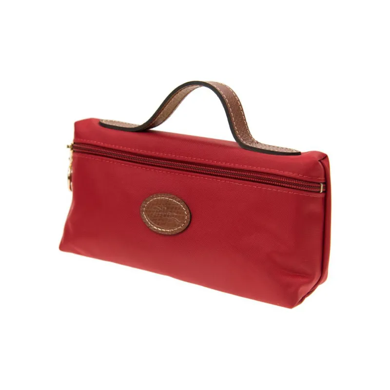 LONGCHAMP Le Pliage Canvas Makeup Bags Handbags Mini Women's Red-1