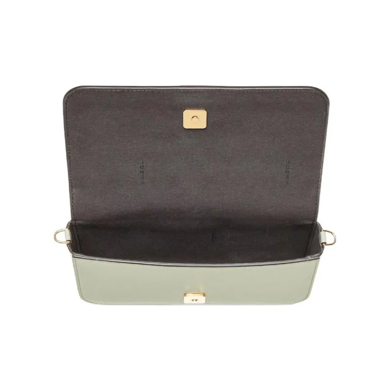 FENDI Fendigraphy Leather Wallet Regular Women's Green-4