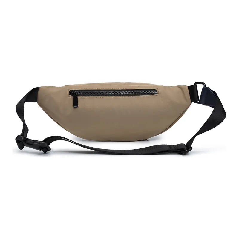 Slazenger Nylon Fabric Shoulder Bag Crossbody Bag Sling Bag Fanny Pack Unisex Ecru/Black/Khaki-11