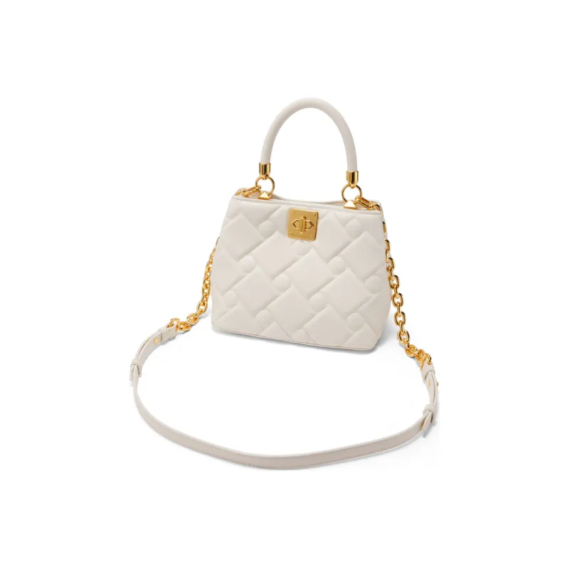 CHARLES&KEITH Fabric Small Ck Bag Kelly Bag Crossbody Handbag Small Size Women's Multicolor-7