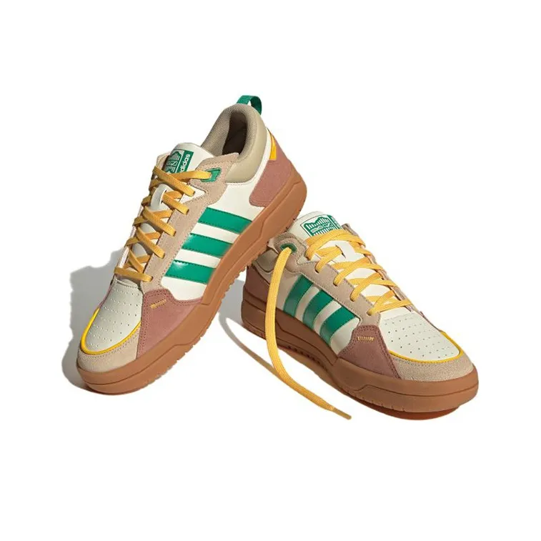 Adidas Neo 100DB 'Yellow Green Brown'-2