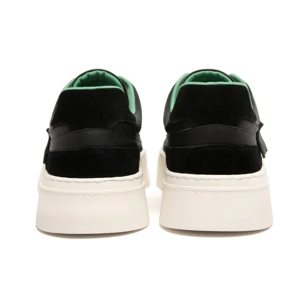 Anthony Miles Stylish Skateboarding Shoes Men's Black-3