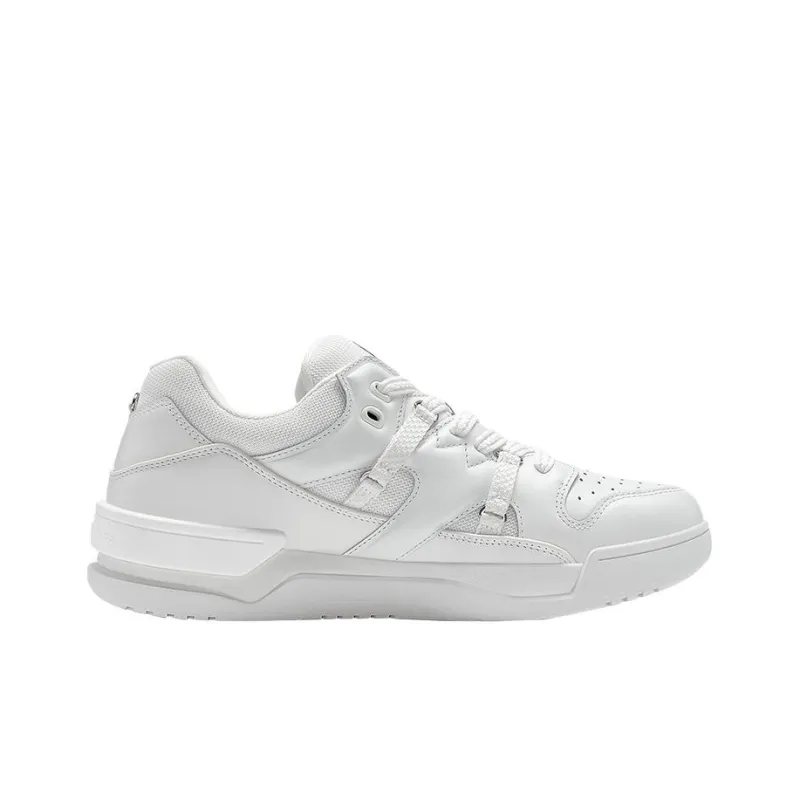KSWISS Kraft Slip Resistant Shock Absorbers Low Top Skateboard Shoes Men's White-1