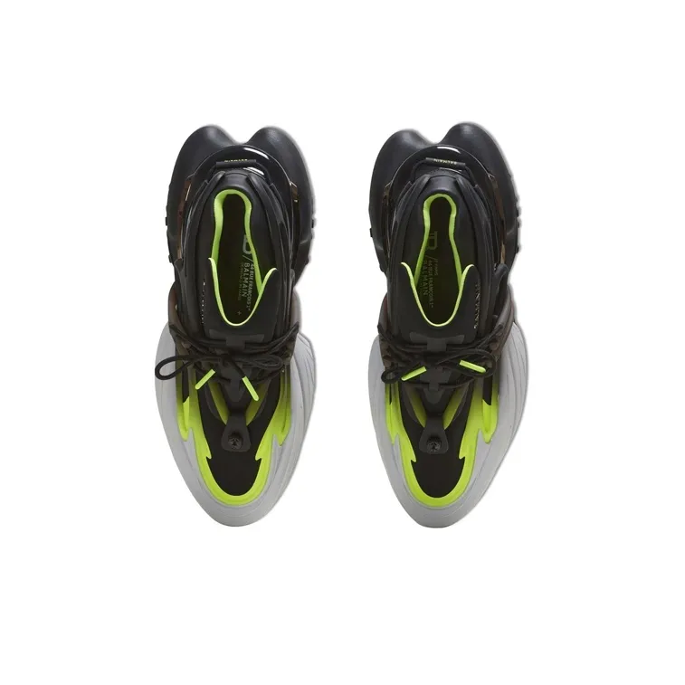 BALMAIN Unicorn Low 'Black Fluorescent'-4