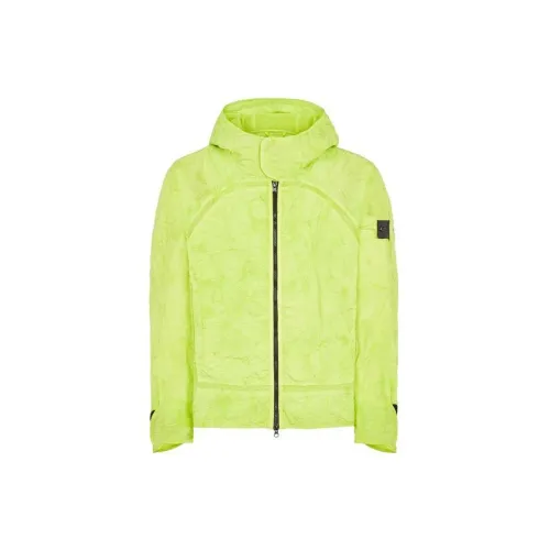 STONE ISLAND SHADOW PROJECT Series Jackets Men Neon Green