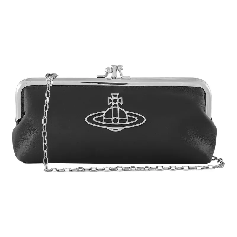 Vivienne Westwood Lambskin Wallet Women's Black-3