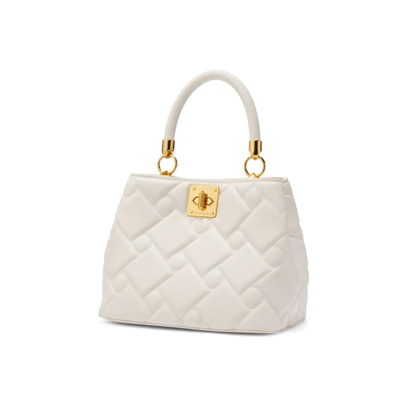 CHARLES&KEITH Fabric Small Ck Bag Kelly Bag Crossbody Handbag Small Size Women's Multicolor-6