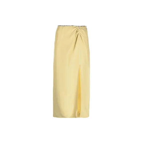 Sandro Casual Long Skirts Women's Yellow