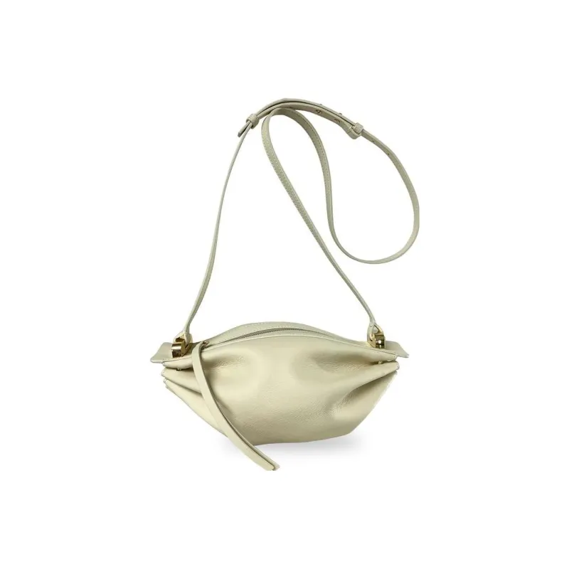 BONASTRE Cow Leather Shoulder Bag Crossbody Bag Women's Cream-0