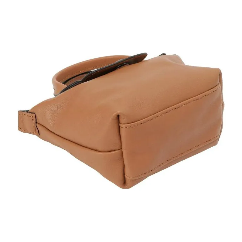 LONGCHAMP Le Pliage Cuir Sheepskin Handbag Shoulder Bag Crossbody Bag Mini Women's Hazelnut Umber-2