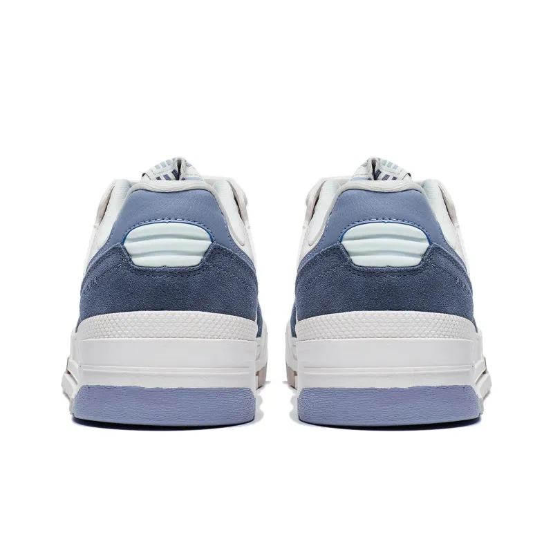LiNing Journey 1.5 Anti Slip Wear Resistant Low Top Skateboard Shoes Men's White Gray Blue-4
