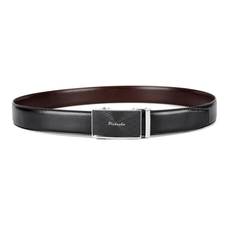PISHUSHU Leather Belts Men-4