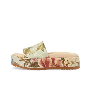 GUCCI Quiet Slide Slippers Women's Multicolor