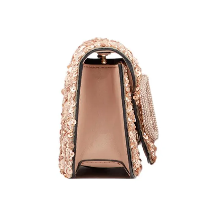 Valentino VLogo Sequin Embellished Mini Shoulder Bag-3