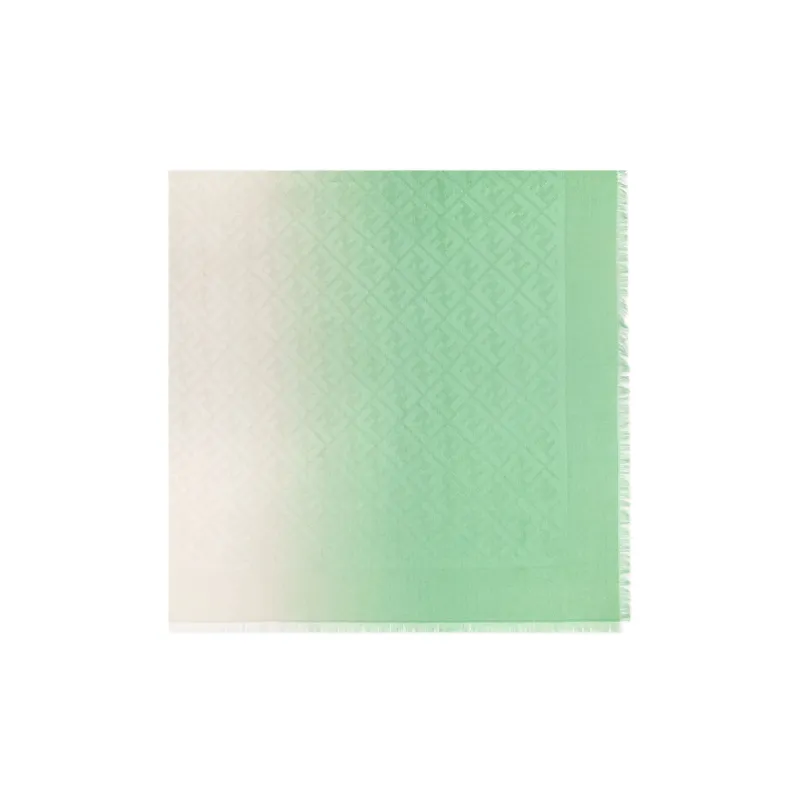 FENDI Shawls Women's Green/Umber-0