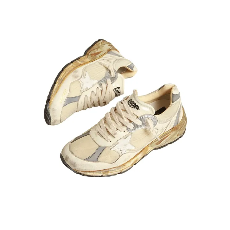 Golden Goose Running Dad Star White Beige-2