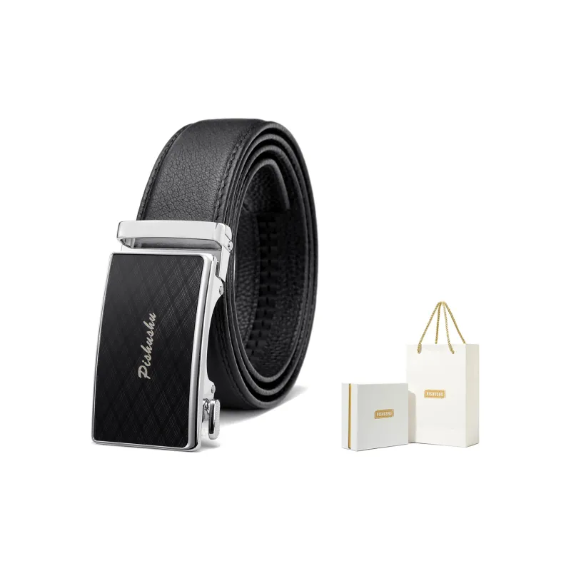 PISHUSHU Leather Belts Men-0