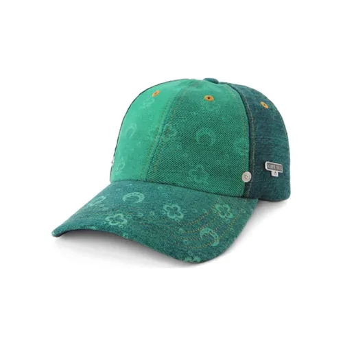 Marine Serre Baseball Caps Unisex Green