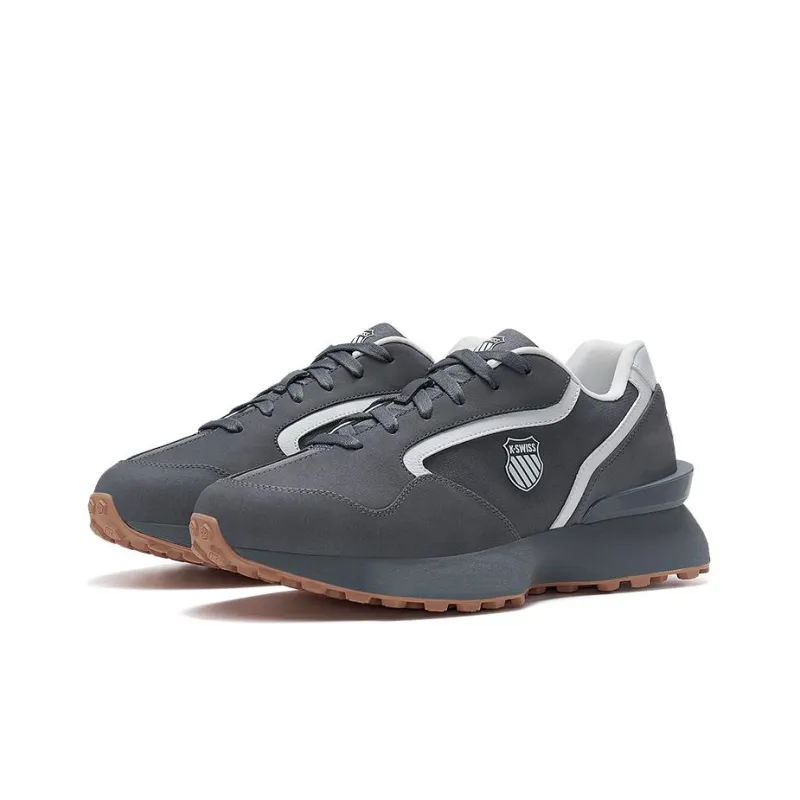 KSWISS Bristol Geneva Shock Absorbers With Slip Resistant Features Low Top Casual Shoes Men's Gray-2